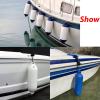 UNKOMN Marine Accessories 2pcs Boat Inflatable Bumper fenders Marine Bumper fenders Anti-Crash Buoy Yacht Docking Mooring Shield Protection(Color:Blue Rope) view 3