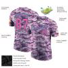 Custom Camouflage Baseball T Shirts Pink Black Sky Blue Personalized Baseball Jerseys Printed Name Number Logo Customize Sports Uniform for Men Women Youth view 4