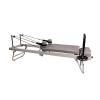 Pilates Reformer,Adjustable Intensity Pilates Bed,Pilates Bed Fitness Equipment for Strength Training Yoga Exercise Equipment,for Household Exercise(Color:Off-white) view 1