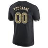 Custom Baseball Shirt Jersey Casual Crew Neck Personalized Black Cream Baseball Tee Hip Hop Shirts Sports Uniform Printed Name Number Logo for Men Women Youth view 3