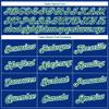 Custom Royal Blue White Green Baseball Tee Shirts for Men Summer Customize Baseball Jerseys Sports Uniform Printed Name Number Logo for Adult Youth view 3