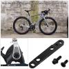 ECSiNG 1PC Bicycles Flat Mount Disc Brake Adapter Front Ultralight Flat Disc Brake Caliper Mount Adapter for Road Bike Cycling F140/F160 Bike Accessory Black view 2