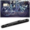ECSiNG 1PC Bicycles Flat Mount Disc Brake Adapter Front Ultralight Flat Disc Brake Caliper Mount Adapter for Road Bike Cycling F140/F160 Bike Accessory Black view 3