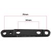 ECSiNG 1PC Bicycles Flat Mount Disc Brake Adapter Front Ultralight Flat Disc Brake Caliper Mount Adapter for Road Bike Cycling F140/F160 Bike Accessory Black view 4
