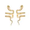 Titayen Snake Clip Earrings Gold Ear Cuff Earrings for Women Vintage Snake Ear Cuff Adjustable Climber Cartilage Snake Earrings for Jewelry (gold) view 1