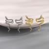Titayen Snake Clip Earrings Gold Ear Cuff Earrings for Women Vintage Snake Ear Cuff Adjustable Climber Cartilage Snake Earrings for Jewelry (gold) view 3