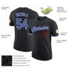 Custom Men Baseball T Shirts Personalized Black Baseball Jerseys Hip Hop Shirts Printed Name Number Logo Customize Sports Uniform for Women Boys Girls view 4
