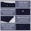 Miipat Toddler Girls Cardigan Long Sleeve Bolero Shrug Kids Knit Sweater Cover Up Button Closure Cropped Tops(DarkBlue,18-24M) view 4