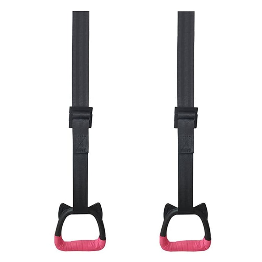 Pesoncarl Kids Gymnastic Lifting Rings Home Fitness Trainers with Straps Safe Load-Bearing 200KG, Gymnastic Rings, 1