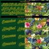 Custom Men Baseball T Shirts Personalized Green Yellow Baseball Jerseys Fruit Pattern Hip Hop Shirts Printed Name Number Logo Customize Sports Uniform for Women Boys Girls view 3