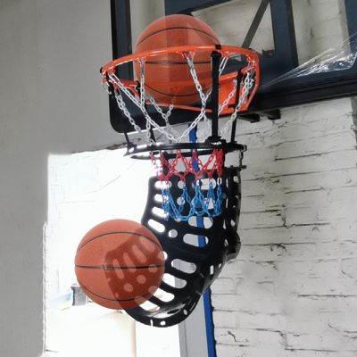 Basketball Shot Returner Small Basketball Shooting Trainer Equipment, Plastic Portable Basketball Return System for Indoor Outdoor, Sport Basketball Accessories Aid
