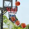 Basketball Shot Returner Portable Lightweight Basketball Return System, 360 Rotatable Basketball Return Attachment for Hoop, Kids Basketball Shot Returner Outdoor view 1