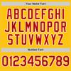 Custom Baseball T-Shirts Yellow Red Crew Neck Personalized Baseball Jersey Design Your Own Hip Hop T-Shirts Printed Name Number Logo for Men Women Youth Kids Boys Girls Plus Size view 4