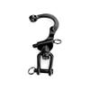 NRC&XRC Pair of Jaw Swivel Snap Shackle 316 Stainless Steel for Sailboat Spinnaker Halyard &Diving-Black (Length:5inch) view 2