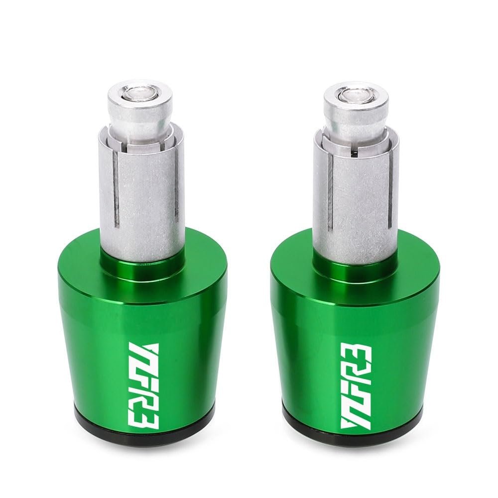 KSHSAA Grips for Yama&ha YZFR3 YZF-R3 2019 2020 2021 2022 2023 7/8" 22MM Handle Bar Ends Motorcycle Handlebar Grips End Cap Anti Vibration(Color:Green)