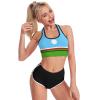 Adugen Origei Women Fitness Workout Running Shirts Sakha Republic Flag Yoga Tank Top 2XL view 3