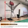 Floor Standing Basketball Return Net System 8.2-10.2 Ft Height, Foldable Portable Basketball Shot Returner for Traditional Pole & Wall Mounted Hoops view 3