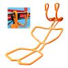 Basketball Shot Returner Small Basketball Shot Returner Kit, Portable Plastic Basketball Training Equipment Return Attachment, for Indoor Park Home School Driveway view 1