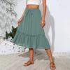Flowy Skirts with Pockets for Women High Waisted Tiered Midi Skirts Boho Swing a Line Skirts with Pockets Soft Mid Length Skirts Trendy Vacation Beach Dresses Summer Dresses for Women 2024 view 4