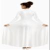 Sanmsoner Women Praise Dance Dress High Neck Long Sleeve Dancewear Worship Liturgical Dress(238110-07-S) view 2