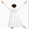 Sanmsoner Women Praise Dance Dress High Neck Long Sleeve Dancewear Worship Liturgical Dress(238110-07-S) view 3