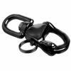 NRC&XRC Pair of Swivel Eye Snap Shackle Quick Release Bail Rigging Sailing Boat Marine Stainless Steel Clip-Black (Length:3-1/2inch 87MM) view 4