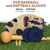 Aeesio Softball Baseball Glove Lace, Mitt Lace Repair Kit Includes 2 Leather Laces and Lacing Needle for Catcher's Glove (Dark Navy Blue) view 4