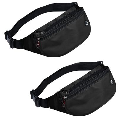 Fanny Packs for Men and Women, Waterproof Sports Waist Pack Bag for Travel Hiking Running Hands-free Wallets, Easy Carry Any Phone
