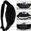 Fanny Packs for Men and Women, Waterproof Sports Waist Pack Bag for Travel Hiking Running Hands-free Wallets, Easy Carry Any Phone view 3
