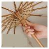 RENEESME Umbrellas for Rain 16 Rib Folding Umbrella Golden Frame Large Umbrella Rain Or Shine Umbrella 16 Rib Umbrella Strong Umbrella for Wind and Rain(Color:C) view 2