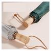 RENEESME Umbrellas for Rain 16 Rib Folding Umbrella Golden Frame Large Umbrella Rain Or Shine Umbrella 16 Rib Umbrella Strong Umbrella for Wind and Rain(Color:C) view 3