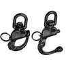 NRC&XRC Pair of Swivel Eye Snap Shackle Quick Release Bail Rigging Sailing Boat Marine Stainless Steel Clip-Black (Length:5inch 128MM) view 2