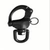 NRC&XRC Pair of Swivel Eye Snap Shackle Quick Release Bail Rigging Sailing Boat Marine Stainless Steel Clip-Black (Length:5inch 128MM) view 3