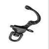 NRC&XRC Pair of Swivel Eye Snap Shackle Quick Release Bail Rigging Sailing Boat Marine Stainless Steel Clip-Black (Length:5inch 128MM) view 4