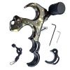 xxiaojun Thumb Release Aid, 3/4 Finger Adjustable Compound Bow Trigger. view 1