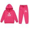 Icibgds Boys Custom 2 Piece Sweatsuits Add Your Own Text and Image Girls Personalized Tracksuits Hoodie and Sweatpants view 1