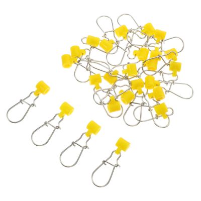 COOLHIYA 25pcs Slider Tackle Accessories Clips for Heavy-Duty Fishing Line Enhanced Control and Stability for and Freshwater Fishing