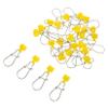 COOLHIYA 25pcs Slider Tackle Accessories Clips for Heavy-Duty Fishing Line Enhanced Control and Stability for and Freshwater Fishing view 1