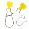 COOLHIYA 25pcs Slider Tackle Accessories Clips for Heavy-Duty Fishing Line Enhanced Control and Stability for and Freshwater Fishing view 3