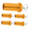 COOLHIYA 5pcs Fishing Rod Butt Caps Stainless Steel End Protectors for Fishing Poles and Easy to Install for Angling view 1