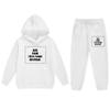 Icibgds Boys Custom 2 Piece Sweatsuits Add Your Own Text and Image Girls Personalized Tracksuits Hoodie and Sweatpants view 1