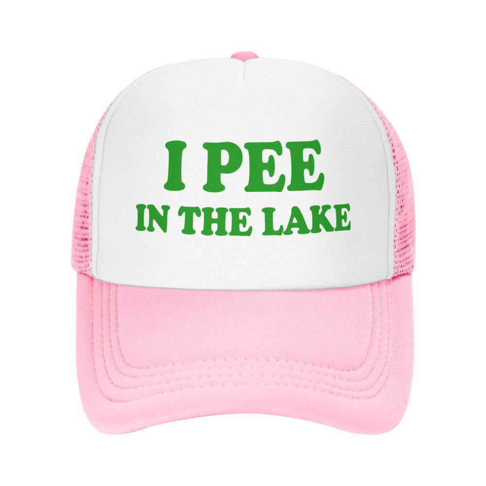 I Pee in The Lake-Funny Trucker Hats Humor Gag Gift Joke Vintage Baseball Caps Adults Party Hats