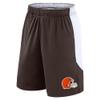 Fanatics Men's Brown/White Cleveland Browns Go Hard Shorts view 2