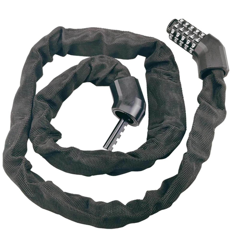 beisup Bike Locks Anti Theft - 5 Digit Combination Bicycle Chain Lock - Heavy Duty Bike Lock for Bike, Bicycle, Scooter, Motorcycle, Door, Gate, Fence,51.18"" L