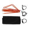 Alomejor Folding Kayak Sun Shade Canopy Ripstop Fabric for Fishing and Outdoor Activities (Black) view 2