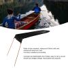 Alomejor Folding Kayak Sun Shade Canopy Ripstop Fabric for Fishing and Outdoor Activities (Black) view 4