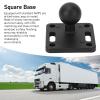 Ball Adapter Plate, Rubber Non Slip Aluminum Alloy Ball Mount Base for Boat Kayak Car AMPS Plate view 3