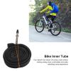 Bike Inner Tubes 700x23C 40mm/60mm French Valve Butyl Rubber Bike Tube with 2 Tire Levers Used for Road Bikes, Race Bike (black) view 3