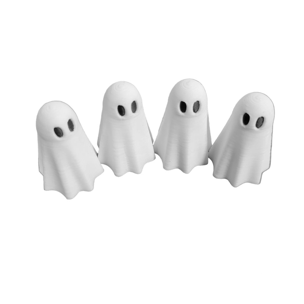 Ghost Tire Valve Stem Caps (3D Printed) (White)