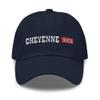 1971 1972 Cheyenne 10 Front Fender Emblem Classic Car C10 Dad hat for Chevy Truck Owners Enthusiasts Navy view 1